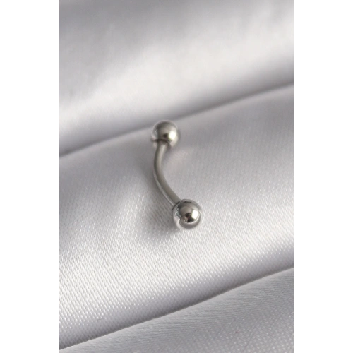 BFS 316L Çelik Gümüş Renk Topçuk Model Piercing