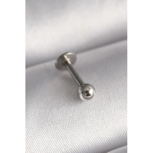 BFS 316L Çelik Gümüş Renk Topçuk Piercing