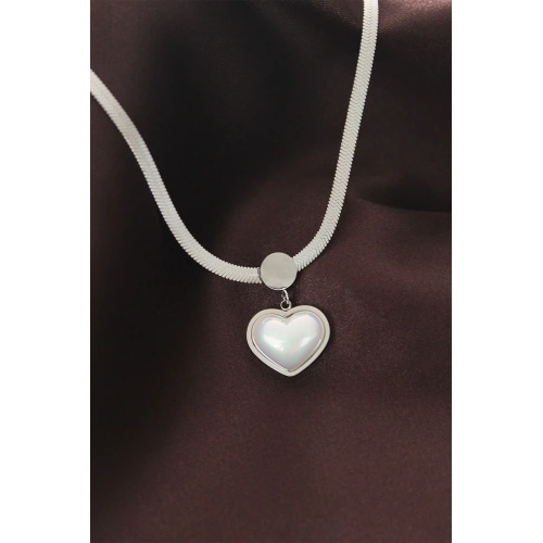 BFS 316L Çelik İtalyan Zincir Kalp Kolye