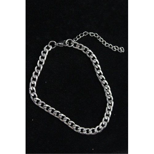 BFS 316L Çelik Klasik Model Gümüş Renk Erkek Bileklik