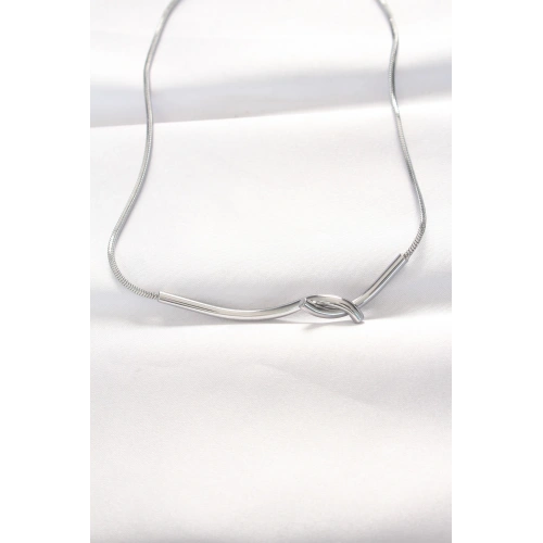 BFS 316L Çelik Silver Renk Kolye