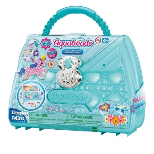 BFS  31914 AquaBeads Çantalı Delüks Set 1400 parça +4 yaş