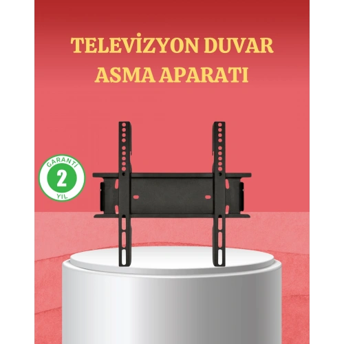 BFS 32-42 İnç TV Askı Aparatı Kolay Kurulum Düz ve Kompakt Tasarım
