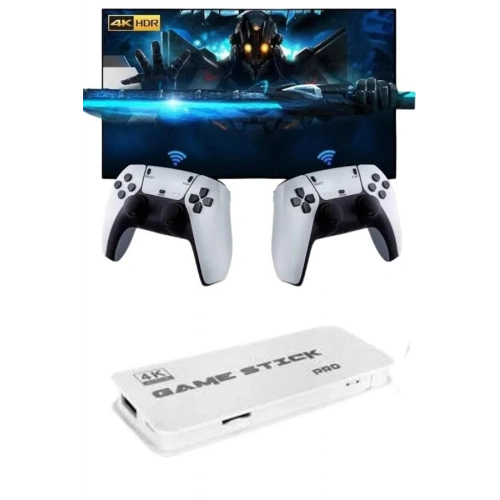 BFS 3D 4K HD 2.4G Game Stick 4K Ultra Hd Oyun Konsolu Çift Kollu