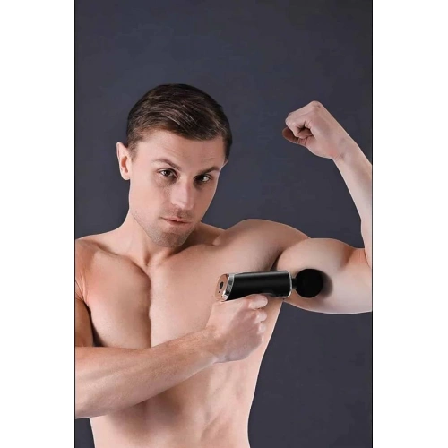 BFS 4 Başlıklı Darbeli Şarjlı Masaj Aleti Tabancası Kablosuz