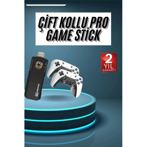 BFS 4k Kablosuz Çift Kol Retro Oyunlar 20000 Oyunlu Atari