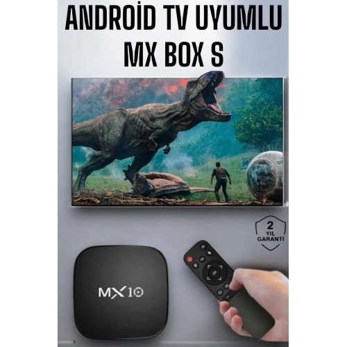 BFS 4K TV Uyumlu HD Çözünürlüklü Mx Box S 8 GB