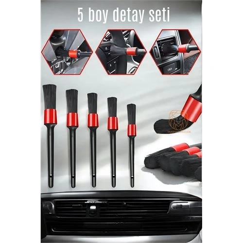 BFS  5 Boy Araç Detay Temizlik Fırça Seti Slalom Design