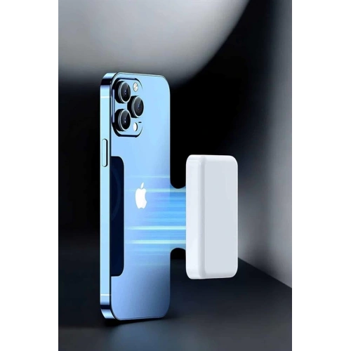 BFS 5000 Mah İOS Uyumlu Magsafe Kablosuz Şarj Hızlı Şarj Desteği