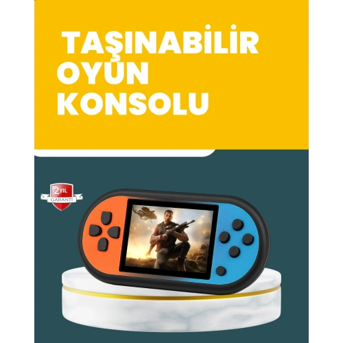 BFS 520 Oyunlu Mini Oyun Konsolu AV Çıkışlı HD LCD Ekranlı