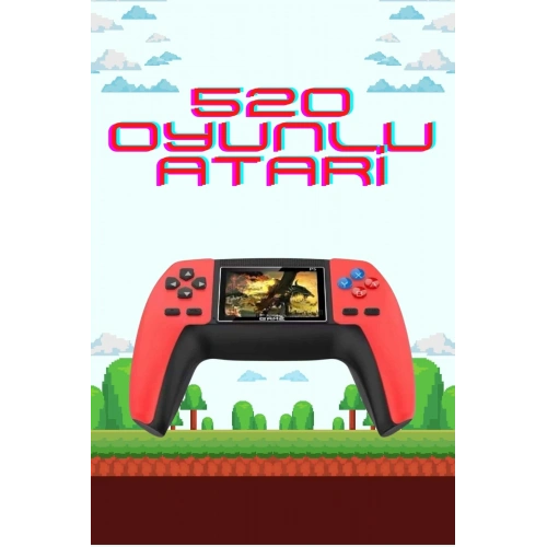 BFS 520 Retro Oyunlu El Konsolu Atari Oyun Konsolu Taşınabilir