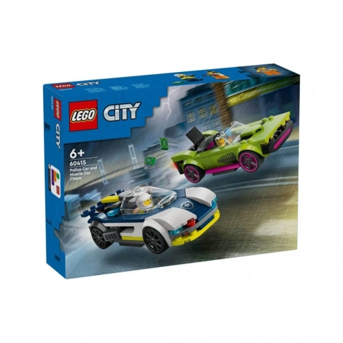 BFS 60415 LEGO® City Polis Arabası ve Spor Araba Takibi 213 parça +6 yaş