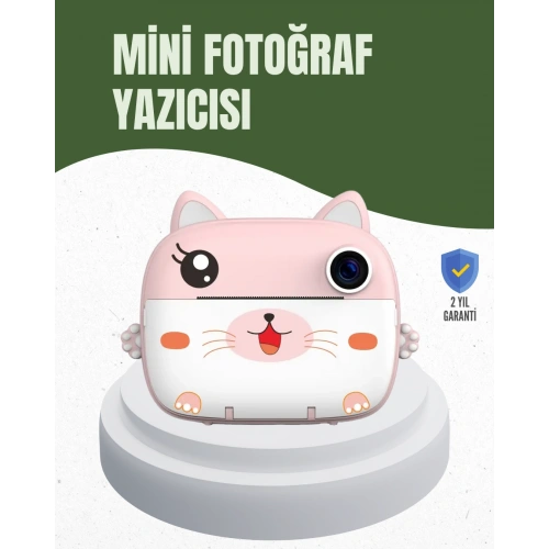 BFS 64GB TF Kart Destekli Çoklu Dil Seçeneği Sunan Anında Baskı Kamera