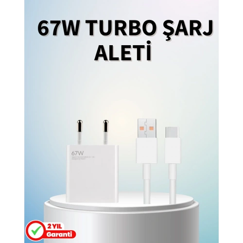 BFS 67 Watt Güçlü Şarj Aleti Samsung S23 Ultra S24 Uyumlu