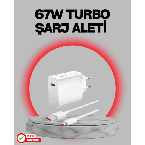 BFS 67 Watt Turbo Destekli Şarj Cihazı Honor 50 70 90 Uyumlu