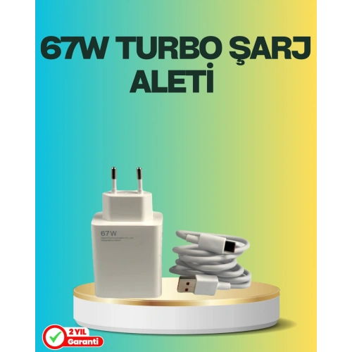 BFS 67 Watt Type C Turbo Şarj Seti TCL 20 30 50 Uyumlu