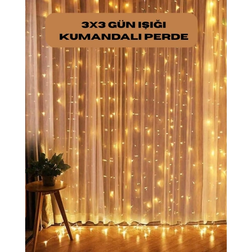 BFS 8 Fonksiyonlu Uzaktan Kumandalı Günışığı Perde Peri Led Dekoratif Işık