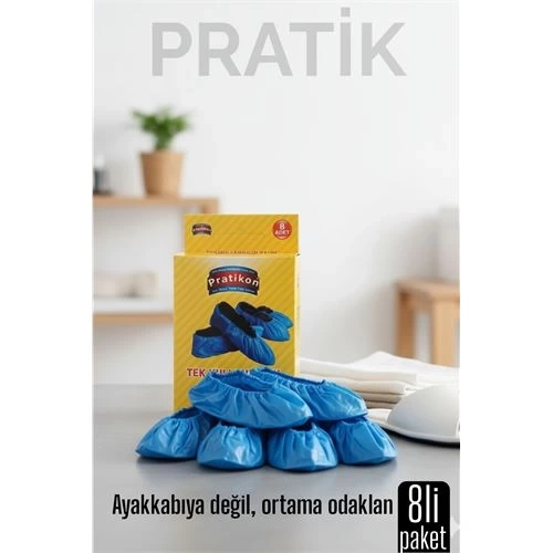 BFS 8 li KUTULU Pratik Galoş Tek Kullanımlık Ayakkabı Kılıfı – Hijyenik ve Pratik Koruma