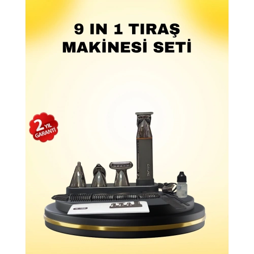 BFS 9’u 1 Arada Bakım Seti Güçlü Motorlu Saç Sakal Burun Kulak Trimmer