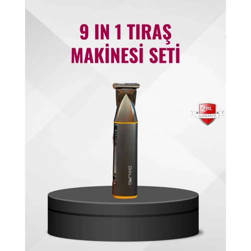 BFS 9’u 1 Arada Çoklu Bakım Tıraş Seti Profesyonel Saç Sakal Kesme