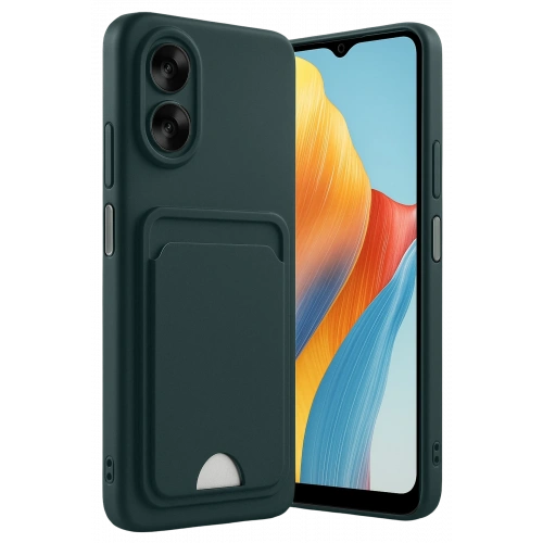 BFS   A38 Kılıf Kelvin Kartvizitli Silikon - Koyu Yeşil