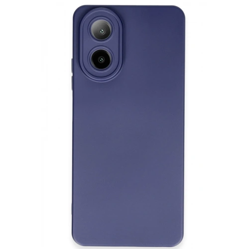 BFS   A38 Kılıf Nano içi Kadife Silikon - Lacivert