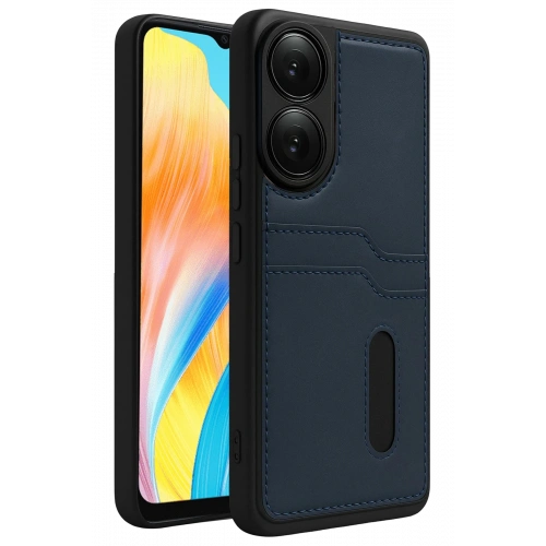 BFS   A38 Sara Kartvizitli Deri Kılıf - Lacivert