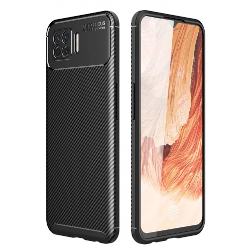 BFS   A73 Kılıf Auto Focus Karbon Kapak - Siyah