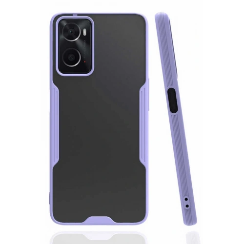 BFS   A96 Kılıf Platin Silikon - Lila