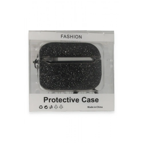 BFS  Airpods Pro (1.nesil) Spell Simli Kılıf - Siyah