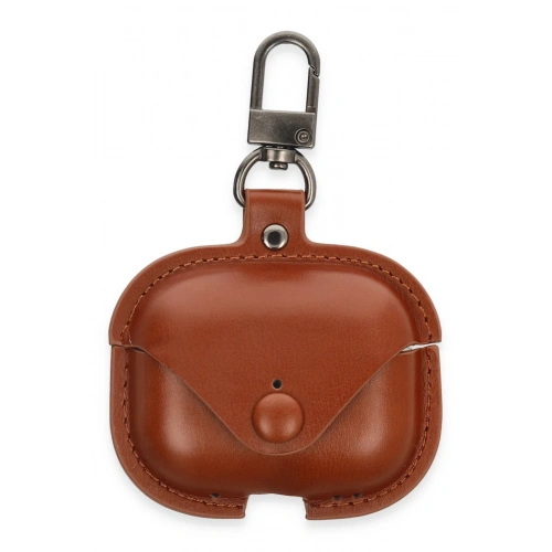 BFS  Airpods Pro 2 (2.nesil) Çanta Deri Kılıf - Taba