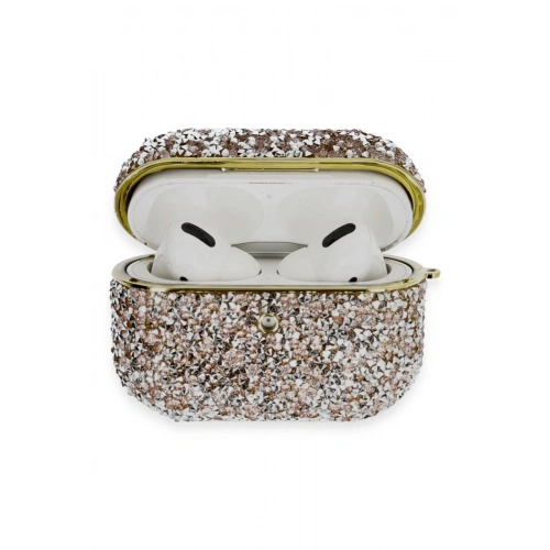 BFS  Airpods Pro 2 (2.nesil) Luz Taşlı Kılıf - Pembe