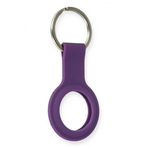 BFS  Airtag Silikon Kılıf - Mor