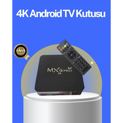 BFS Akıllı Android TV Box – 4K Çözünürlük, 2GB RAM, 16GB Depolama, Hızlı Wi-Fi