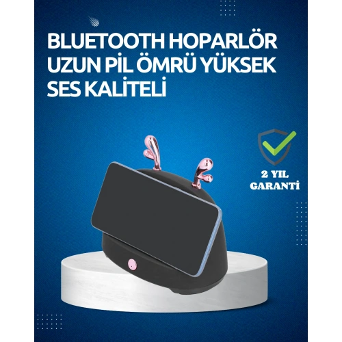BFS Akıllı Kablosuz Telefon Tutucu ve Stereo Hoparlör – Kolay Kullanım ve Yüksek Ses Kalitesi