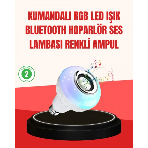 BFS Akıllı LED Ampul – E27 Uyumlu ve Müzik Çalarlı Tasarım