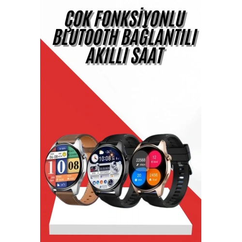 BFS Akıllı Saat 1.5 Inç Amoled Ekran Çift Kordonlu GPS NFC Uyumlu