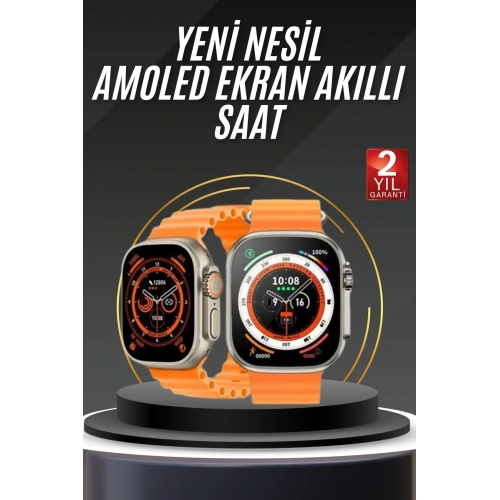 BFS Akıllı Saat Android ve İOS Uyumlu 49 MM NFC Özelliği GPS Takibi