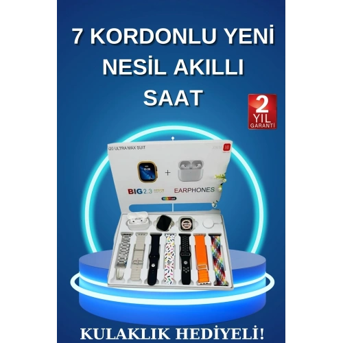 BFS Akıllı Saat Bluetooth Kulaklık Adımsayar Sağlık Takibi Çağrı Cevaplama