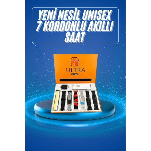 BFS Akıllı Saat Çağrı Cevaplayabilen Unısex 7 Kordonlu Müzik Dinleme