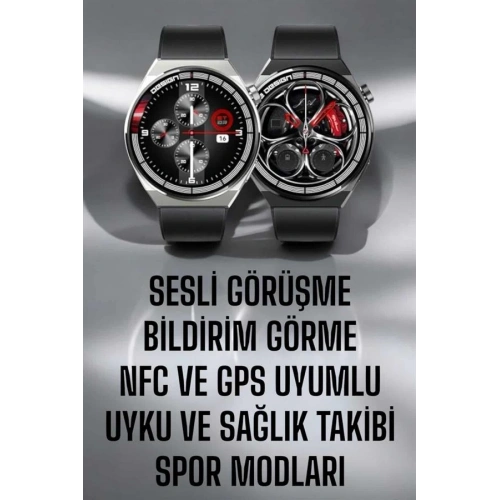 BFS Akıllı Saat GPS VE NFC Özelliği Sesli Görüşme Dokunmstik Ekran
