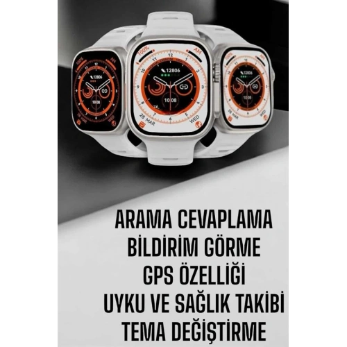 BFS Akıllı Saat Nabız Ölçebilen Yeni Nesil GPS ve Adımsayar Özelliği