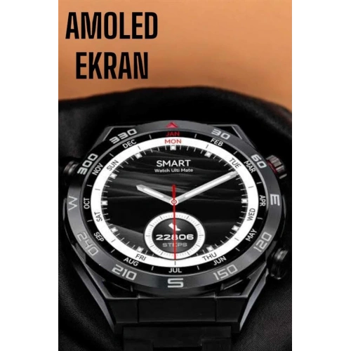 BFS Akıllı Saat Yeni Nesil 2024 Model Metal Kordonlu Bluetooth Bağlantılı