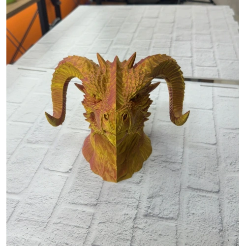 BFS Altın Kırmızı Ejderha Figürü