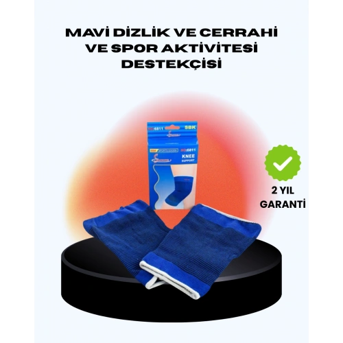 BFS Anti-Slip Diz Bandajı Sporcu Desteklikli Koruyucu Model