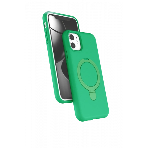 BFS  Apple iPhone 11 Regal Magsafe Standlı Kapak - Yeşil