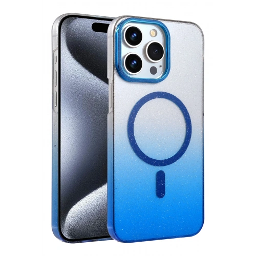 BFS  Apple iPhone 14 Pro Max Glossy Magsafe Kapak - Mavi