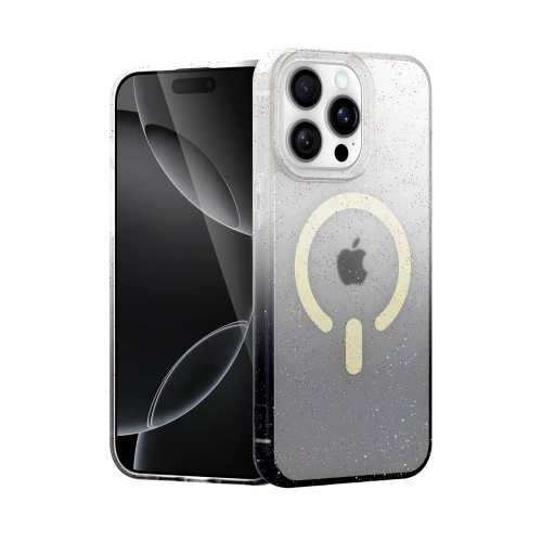 BFS  Apple iPhone 14 Pro Pummel Shiny Magsafe Kapak - Siyah