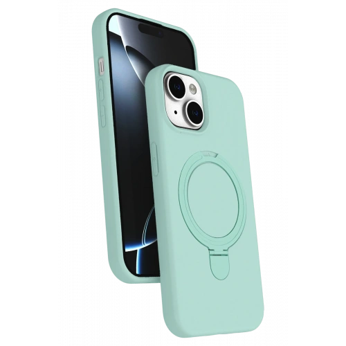 BFS  Apple iPhone 14 Regal Magsafe Standlı Kapak - Su Yeşili
