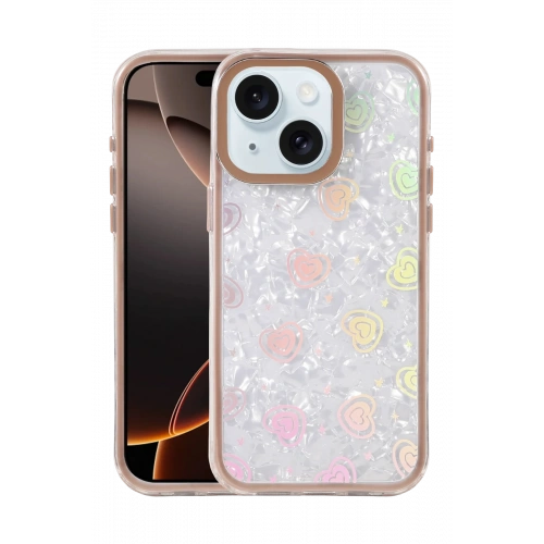 BFS Apple iPhone 15 Lumi Desenli Kapak - Çöl Titanyum